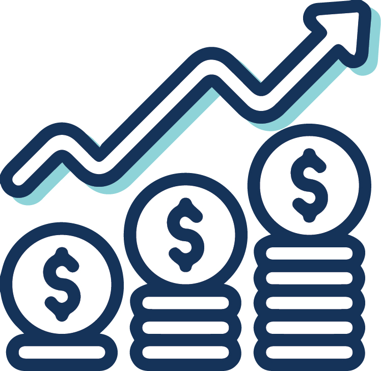 Rising Profits Icon